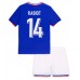 Maillot de foot France Adrien Rabiot #14 Domicile vêtements enfant Europe 2024 Manches Courtes (+ pantalon court)